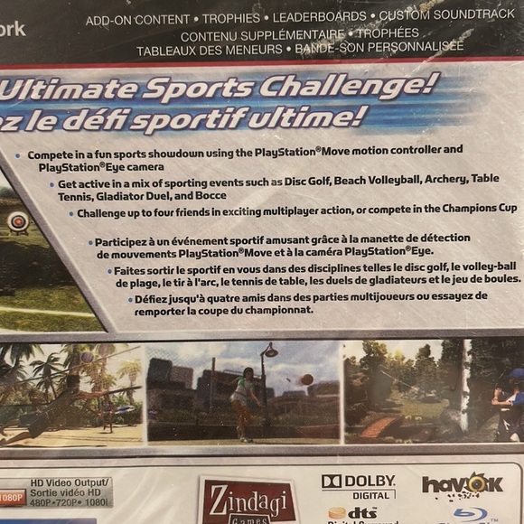 *NEW* PS3 Sports Champions PlayStation Move - Picture 6 of 6